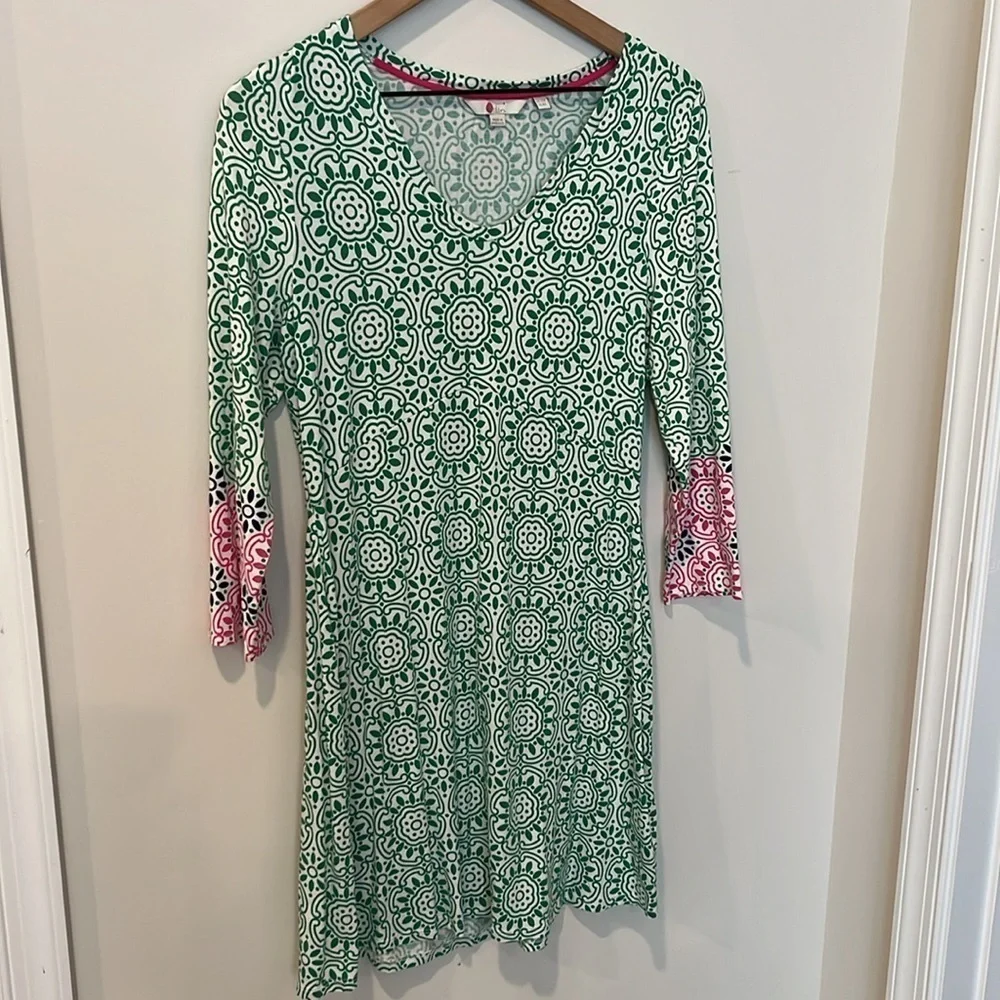 Boden Jersey Knit V Neck Dress Size 8